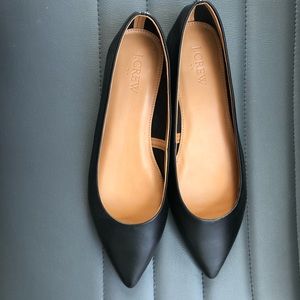 J.CREW Marina leather pointy-toe flats Item AK118 SIZE:7.5